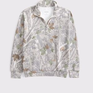 Camo Quarter-Zip Pullover